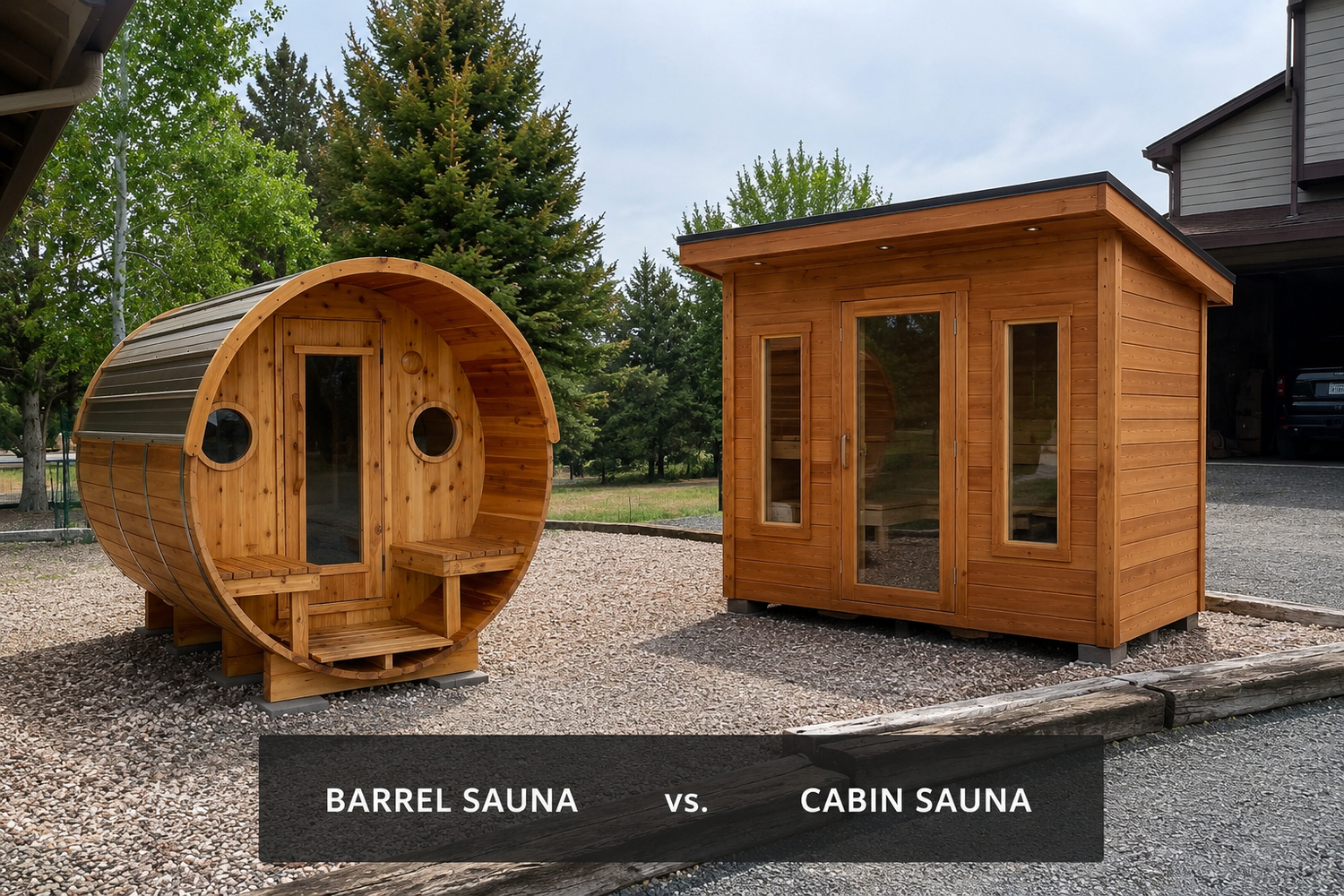 barrel sauna vs cabin sauna which is better